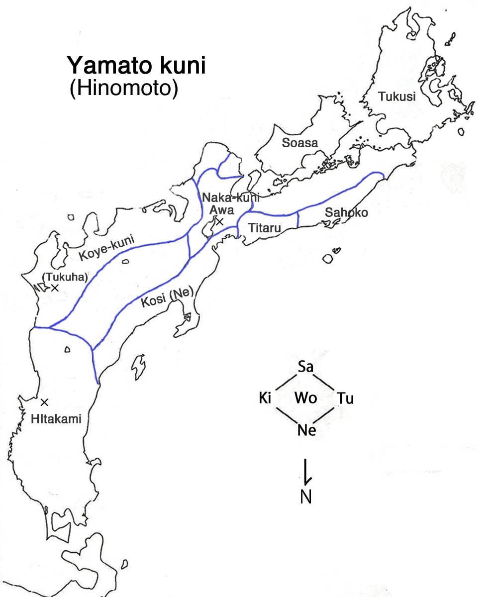 Map of Yamato-kuni